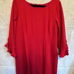 Beautiful Red NEW Talbots Dress Size 14